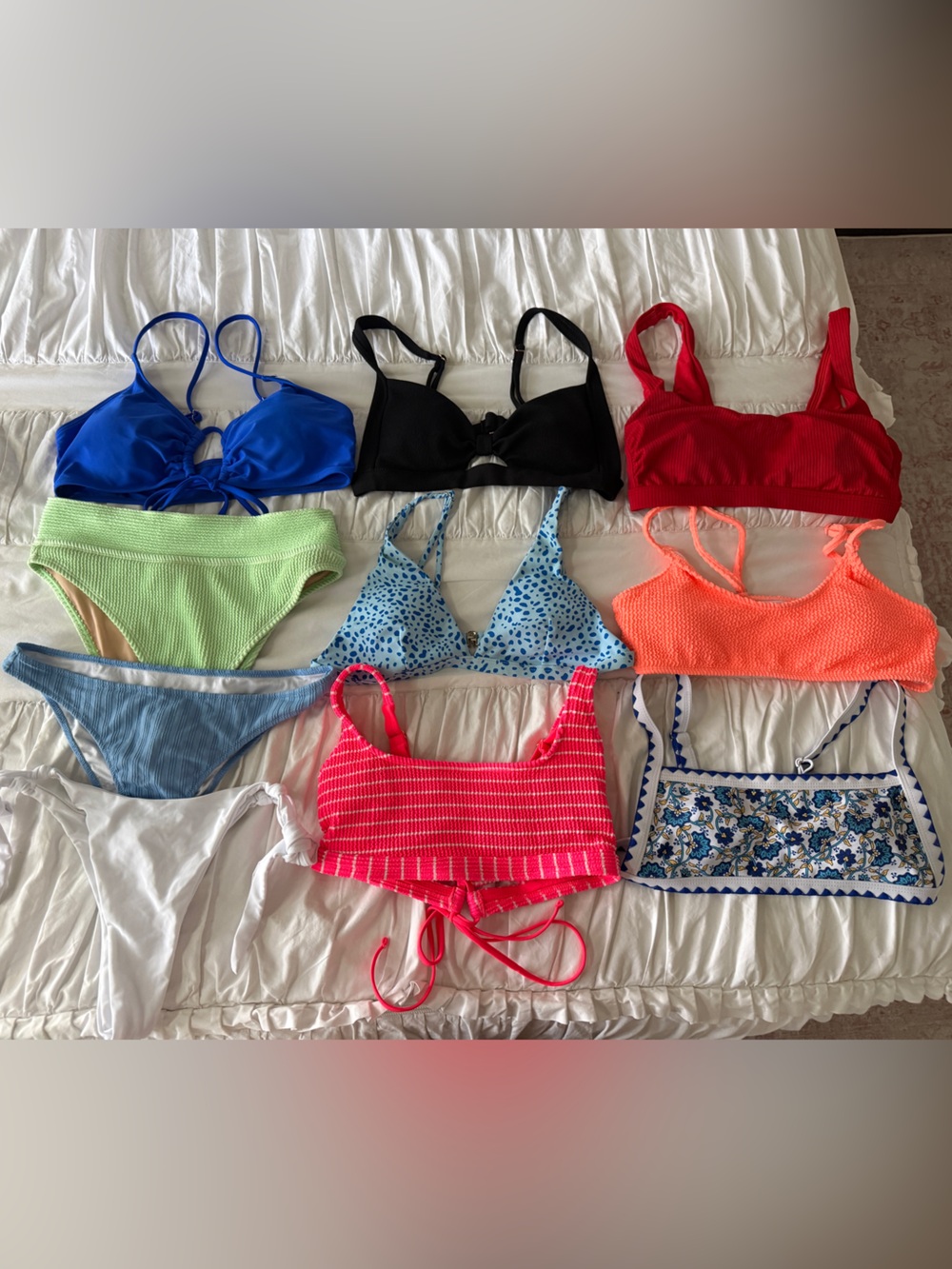 Mixed Women’s Bikini Tops and Bottoms - Assorted Colors